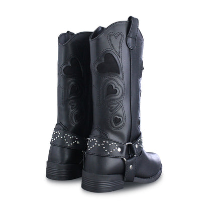 Bota Vaquera Niña 73816 Camila Sintético Negro