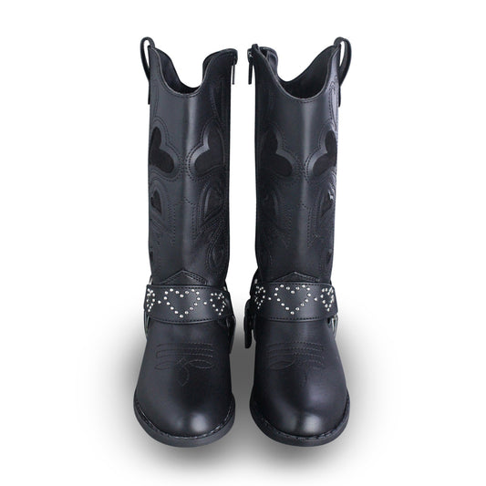 Bota Vaquera Niña 73816 Camila Sintético Negro