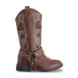 Bota vaquera niña 73816 camila sintético tanino