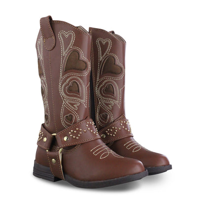 Bota Vaquera Niña 73816 Camila Sintético Tanino