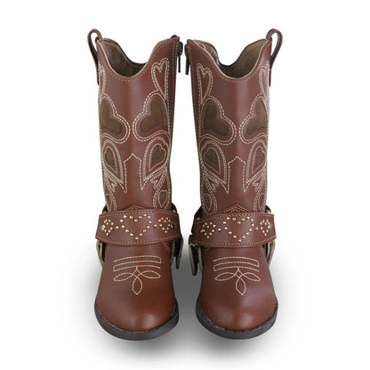 Bota Vaquera Niña 73816 Camila Sintético Tanino