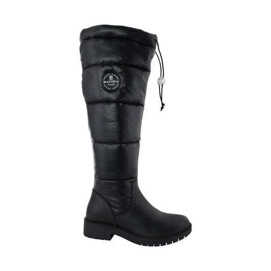 Bota Mujer 73915 Davina Negro Tubo Acolchonado