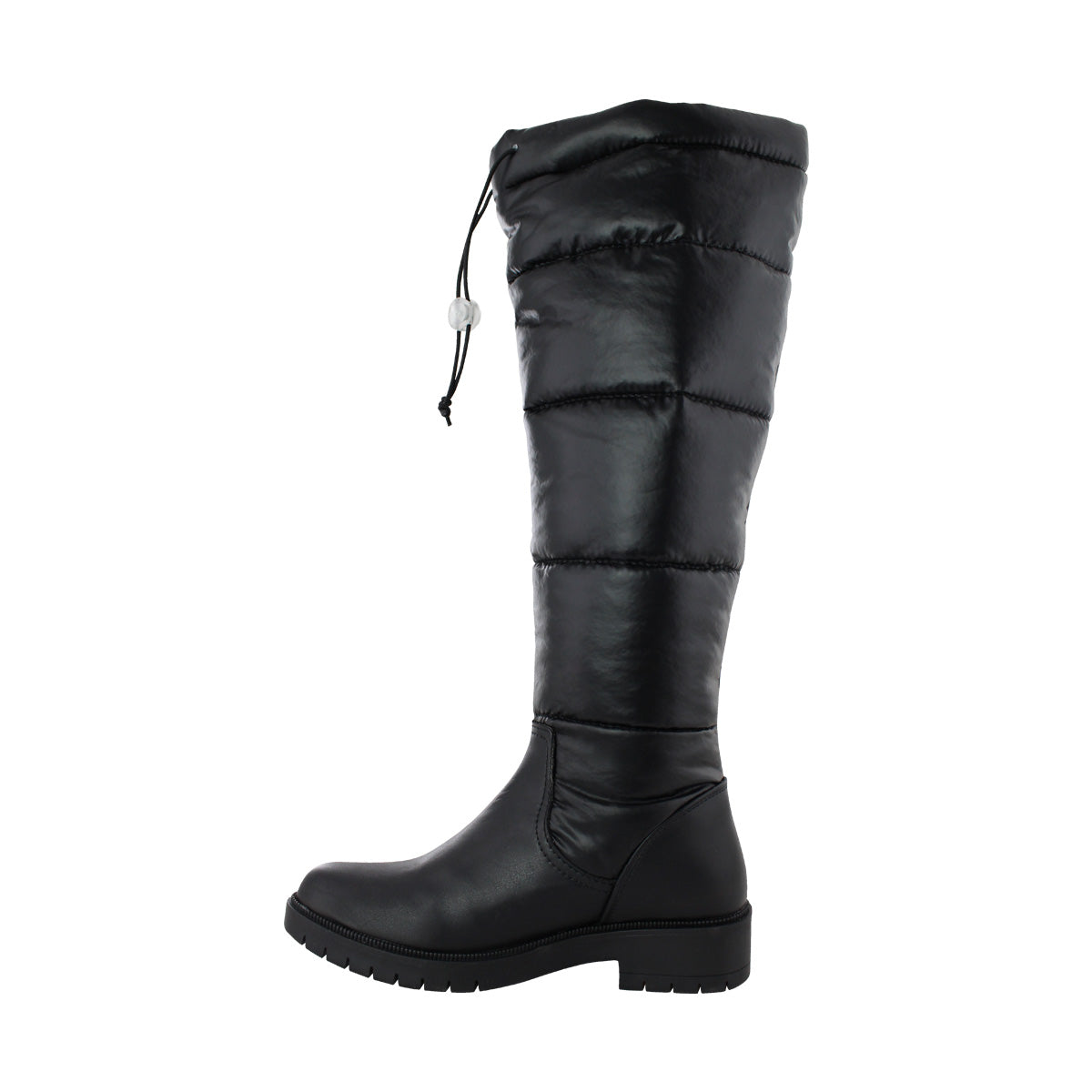 Bota Mujer 73915 Davina Negro Tubo Acolchonado