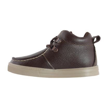 Bota Niño 740 Piel Café Cocida de la Punta