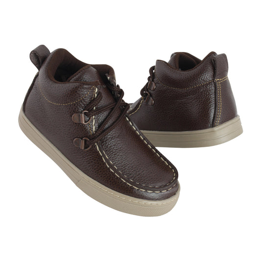Bota Niño 740 Piel Café Cocida de la Punta
