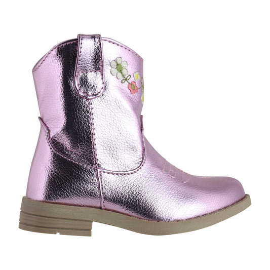 Bota Vaquera Niña 74001 Metálica Pink