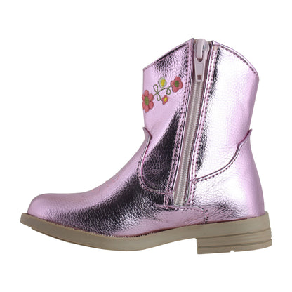 Bota Vaquera Niña 74001 Metálica Pink