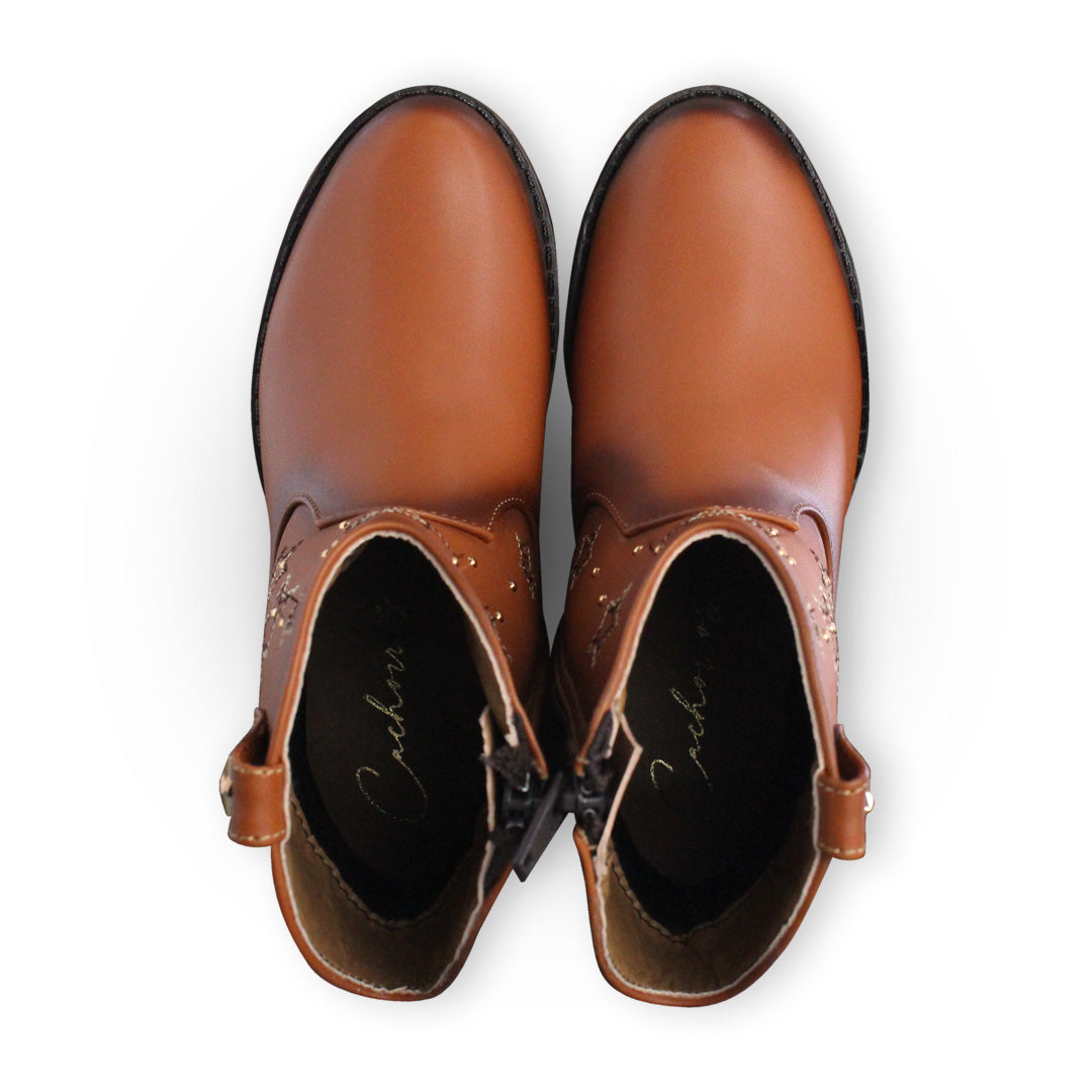 Bota Vaquera Niña 74007 Café