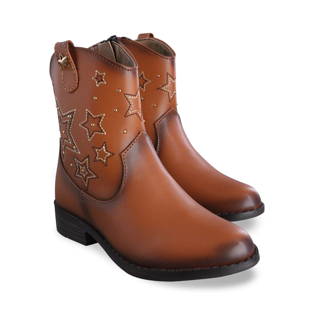Bota Vaquera Niña 74007 Café