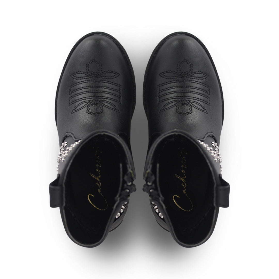 Botín Iris 74010 Negro, vista 5