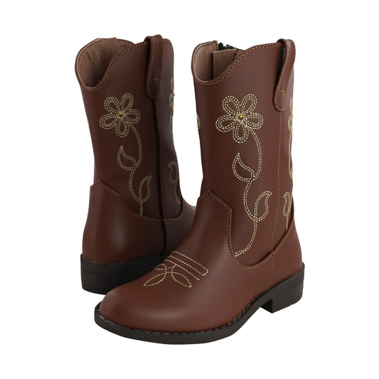 Bota Vaquera Niña 74020 Café Tanino