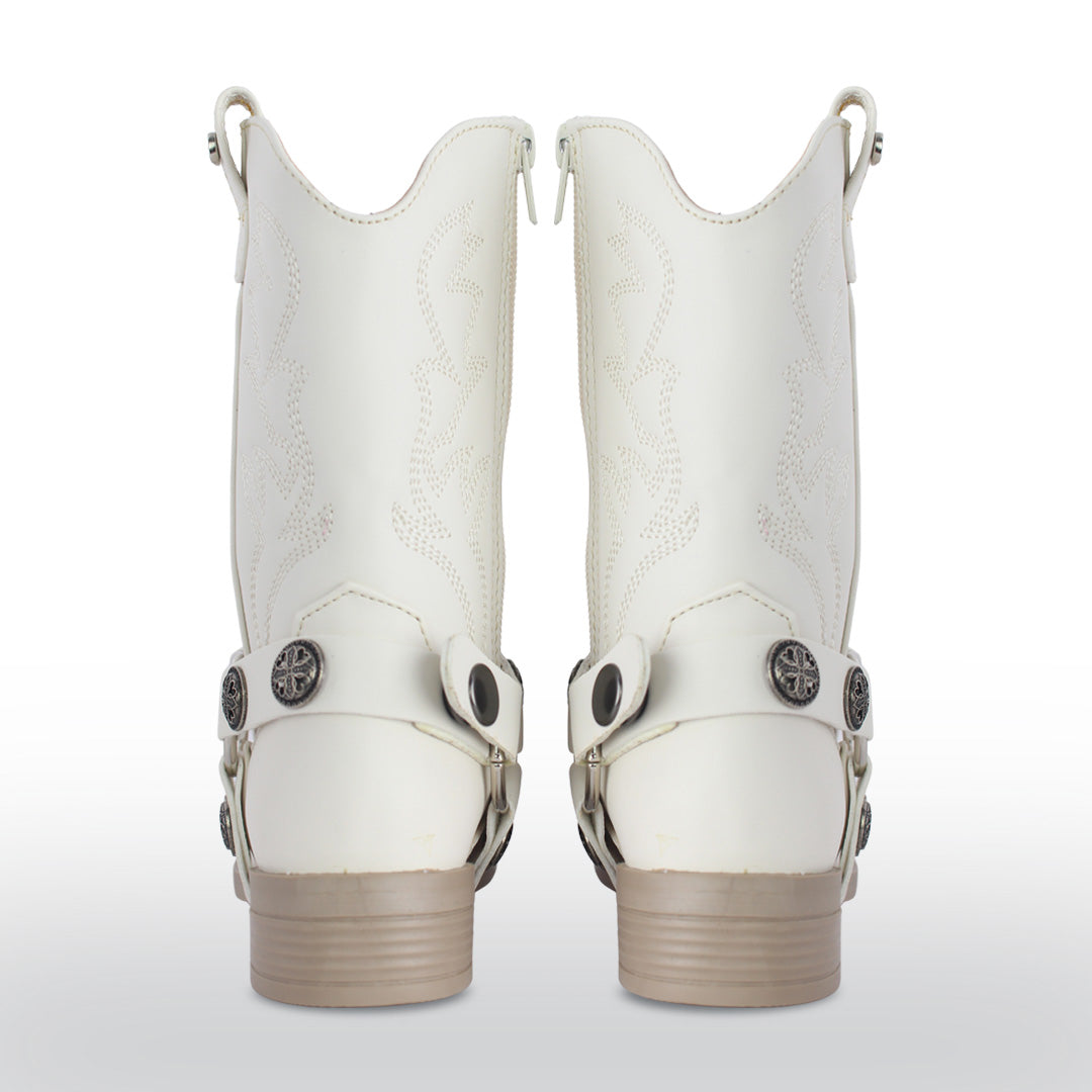 Bota Vaquera Noa 74040 Beige Latte, vista 2