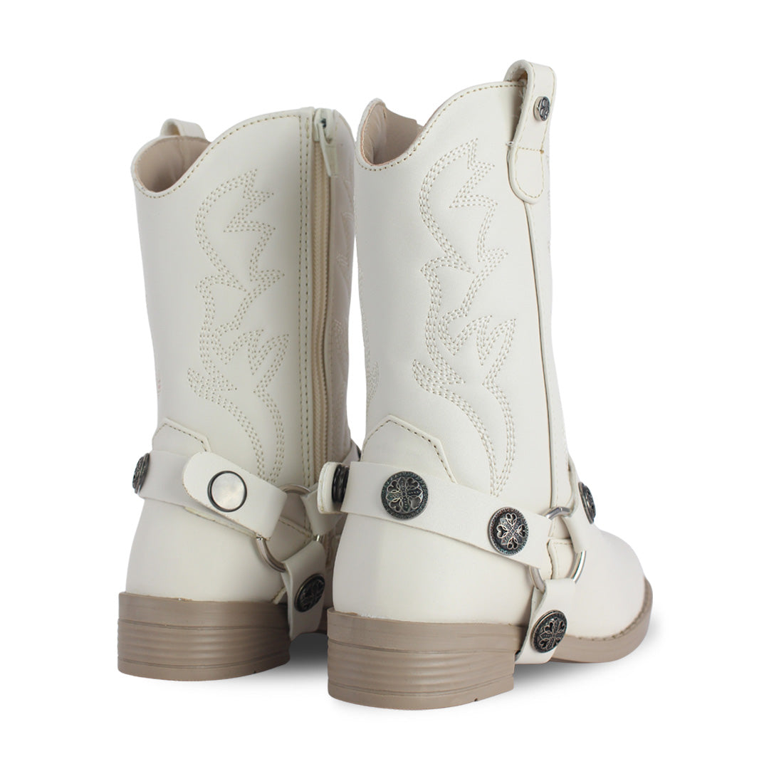 Bota Vaquera Noa 74040 Beige Latte, vista 3