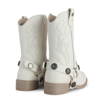Bota Vaquera Noa 74040 Beige Latte, vista 3