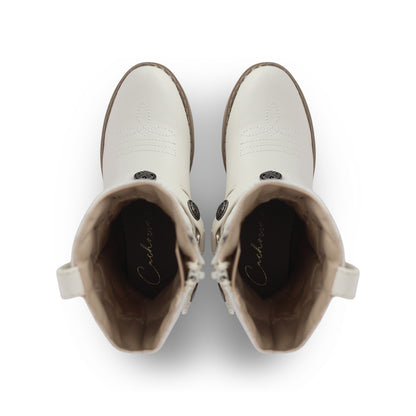 Bota Vaquera Noa 74040 Beige Latte, vista 5