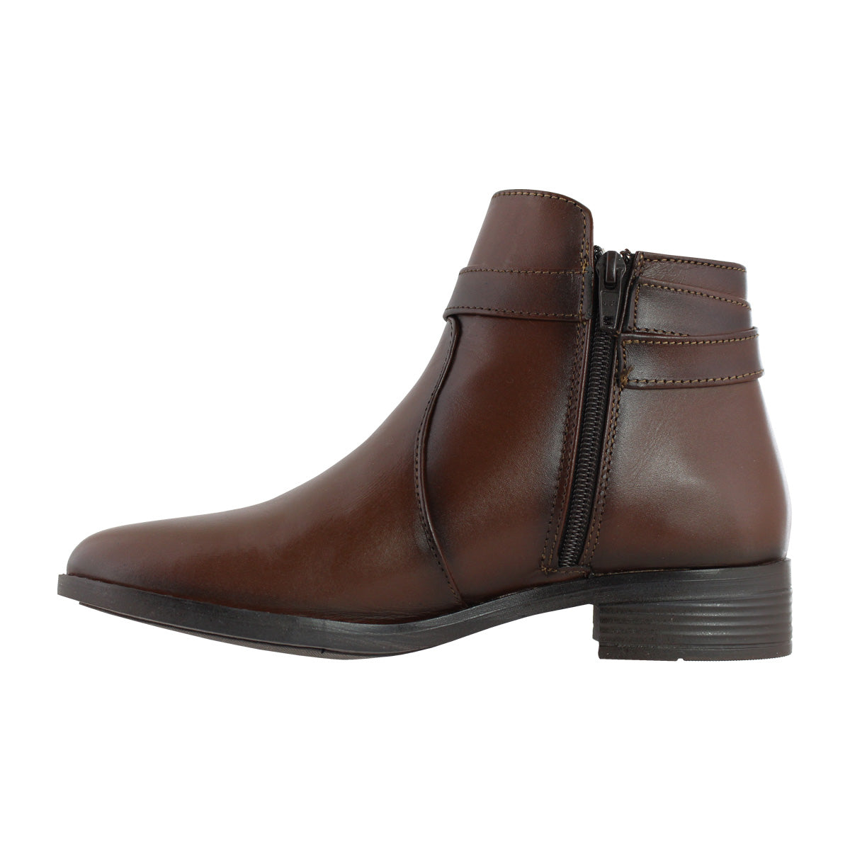 Botín Dama 74130 Piel Café