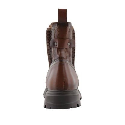 Bota Mediana Dama 7440 Piel Café