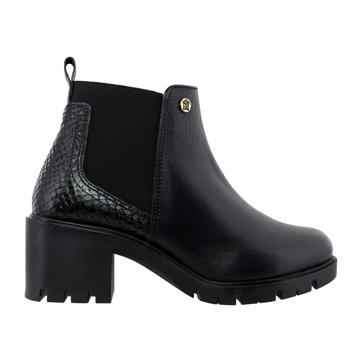 Botín Dama 81103 Davina Piel Negro