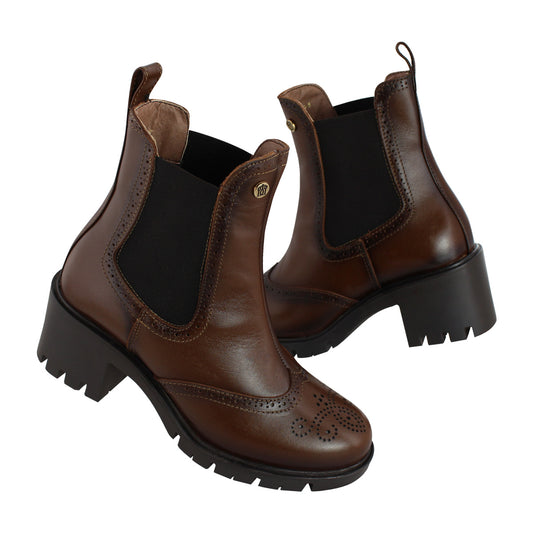Bota Mediana Dama 81205 Davina Piel Shedron