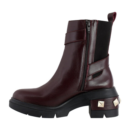 Bota Mediana 81220 Piel Davina Vino