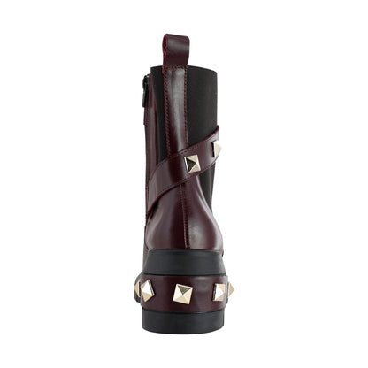 Bota Mediana 81220 Piel Davina Vino