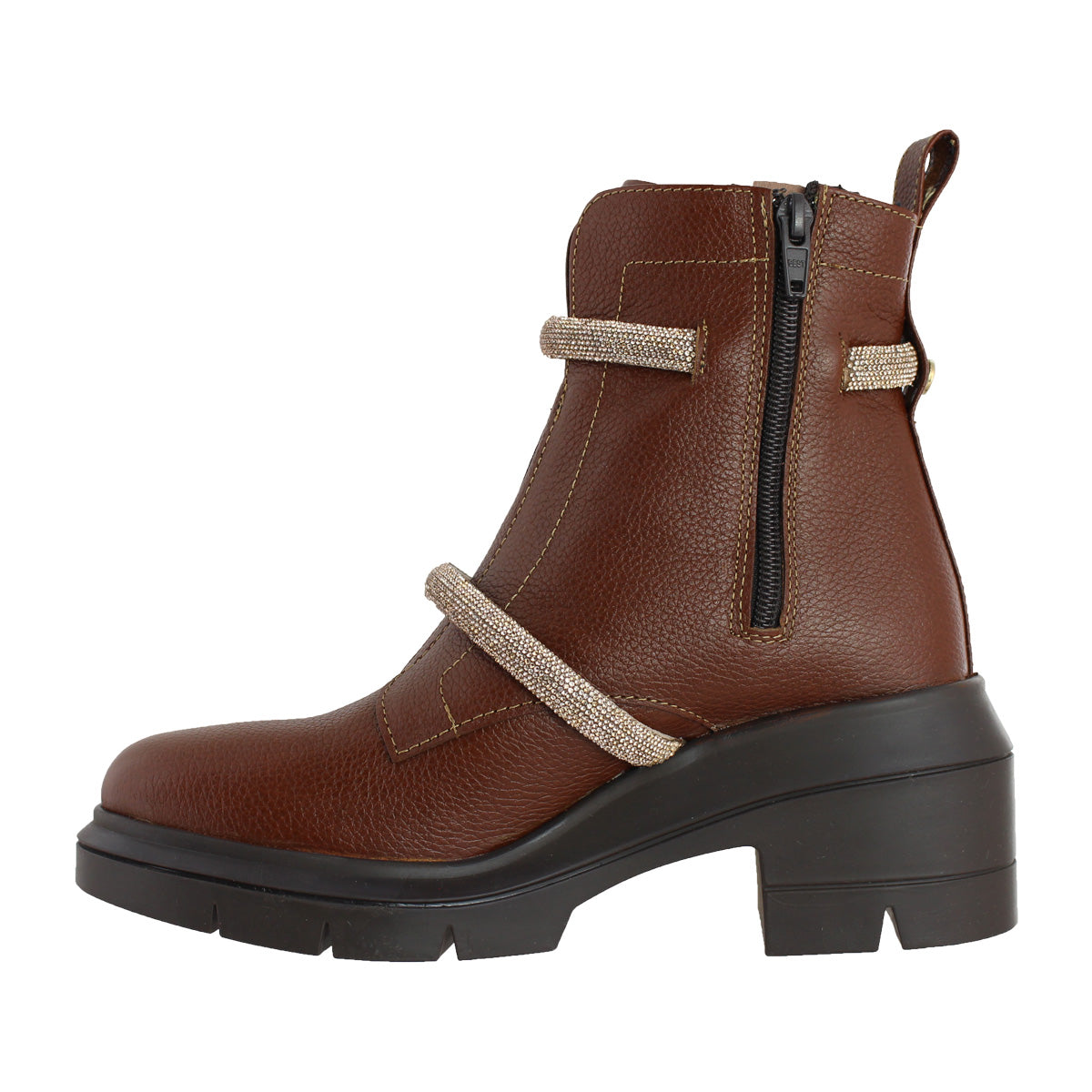 Bota Mediana 81402 Piel Davina Café