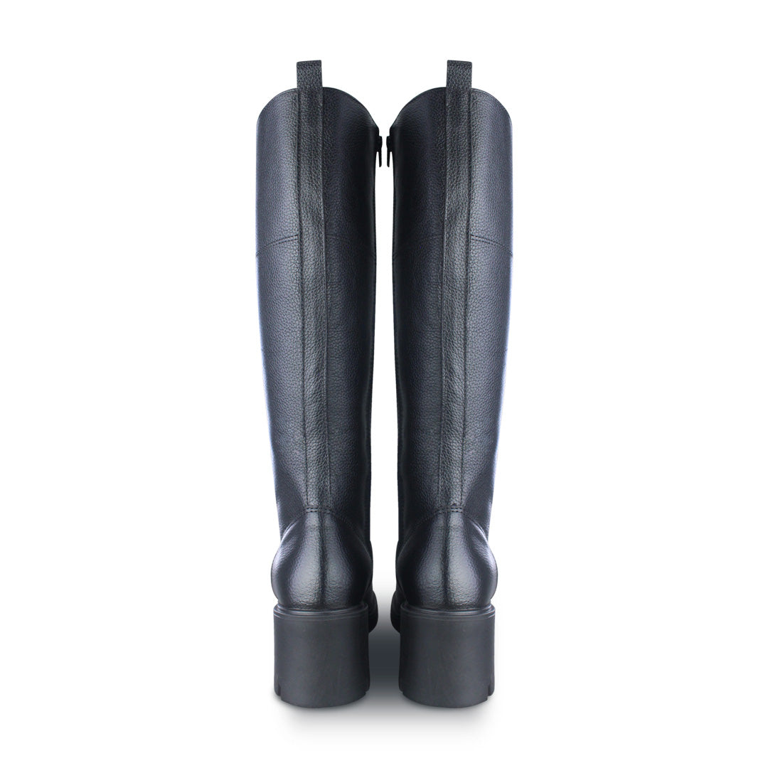 Bota Alta Mujer 85100 Piel Negro