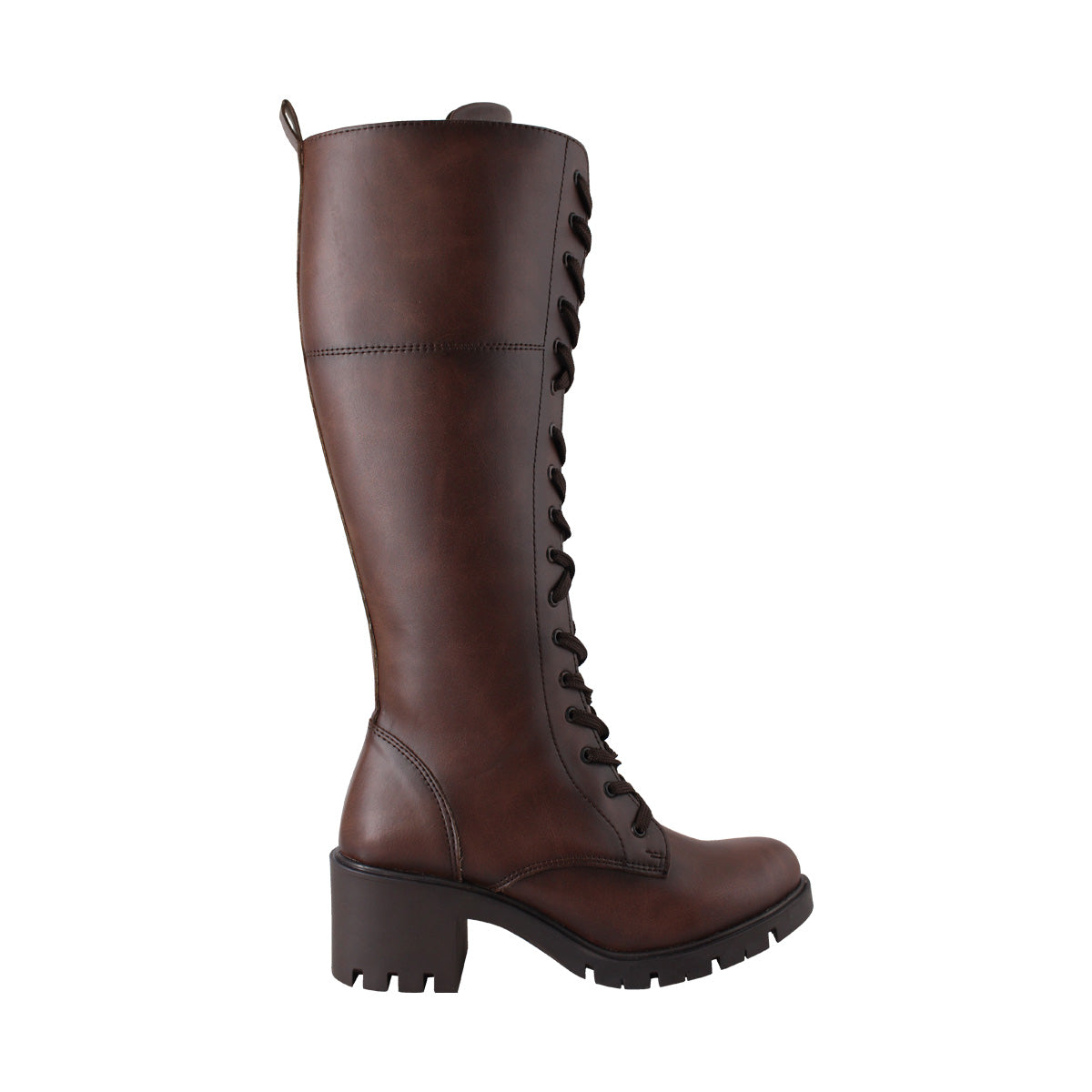 Bota Alta 85110 Davina Café Claro