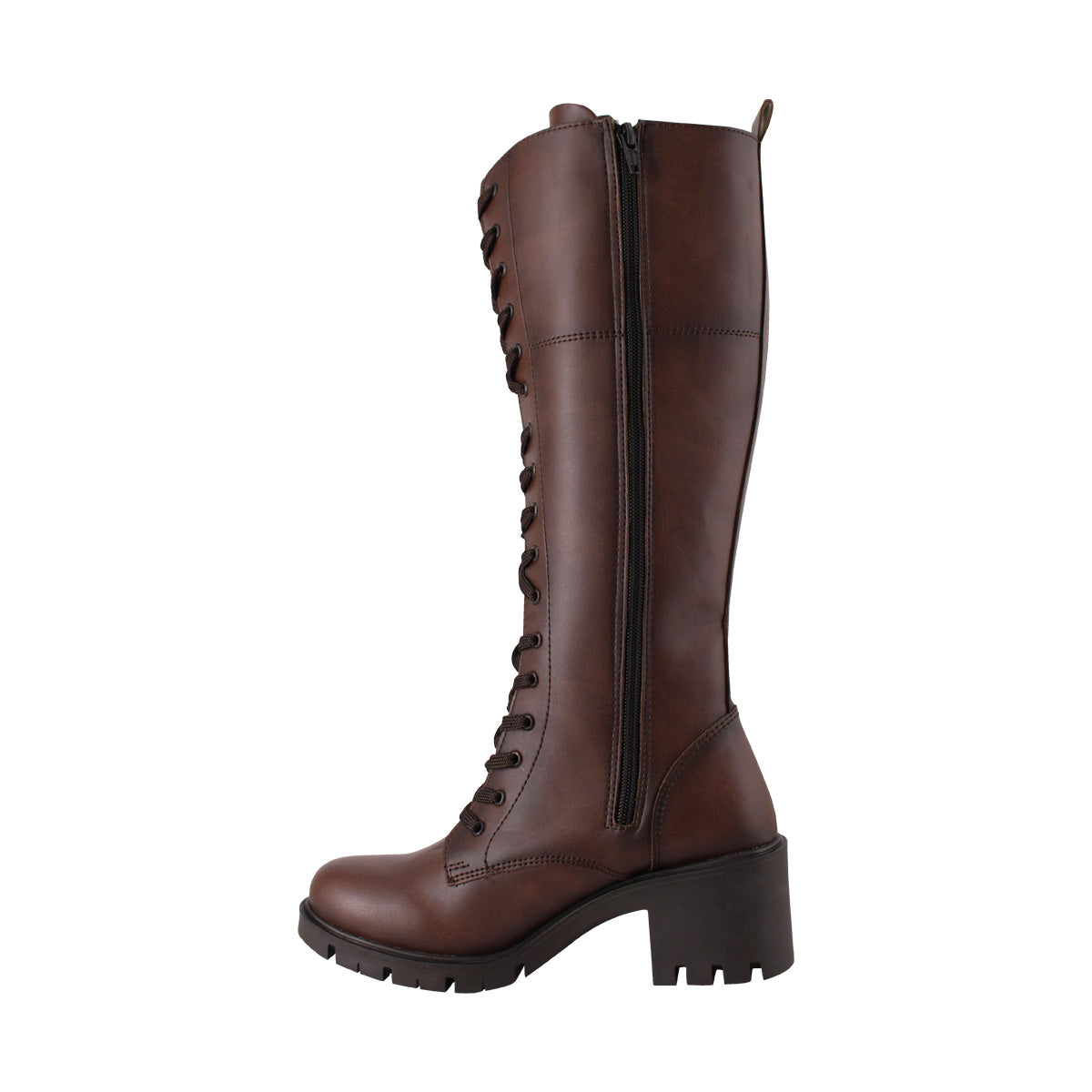 Bota Alta 85110 Davina Café Claro