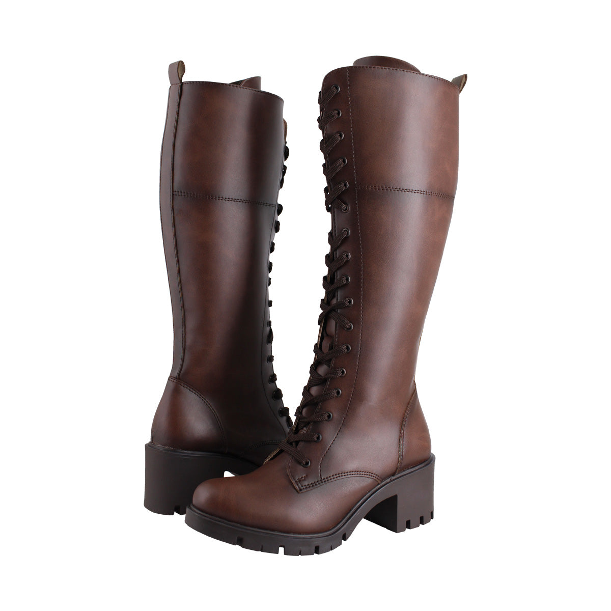 Bota Alta 85110 Davina Café Claro