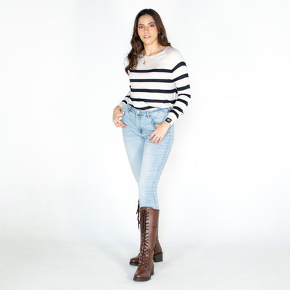 Bota AltaAlta 85110 Davina Café Claro