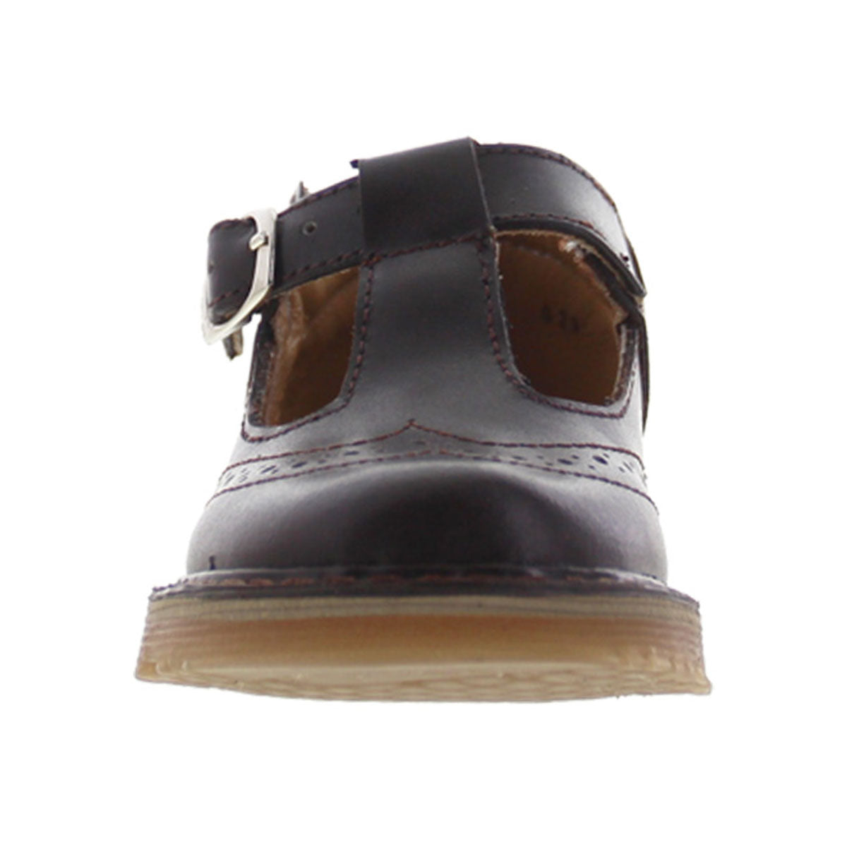 Zapato Escolar Niña 9001 Piel Café