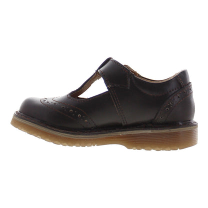 Zapato Escolar Niña 9001 Piel Café