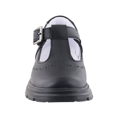 Zapato Escolar Niña 9002 Piel Negro