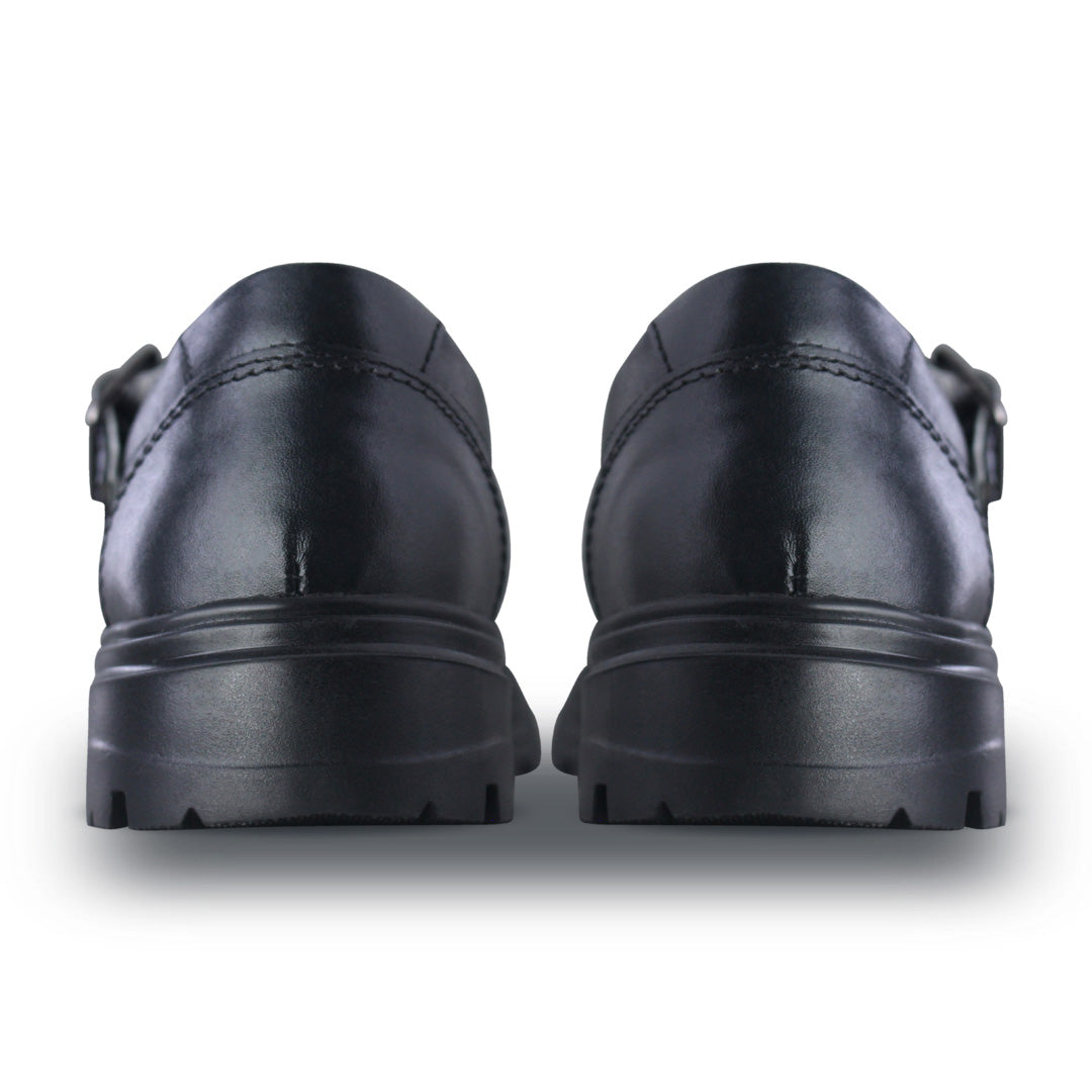 Zapato Escolar Niña 9002 Piel Negro