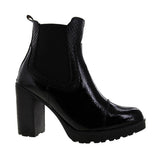 Bota mediana 90102 davina sint. charol negro