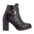 Bota Mediana Mujer 90209 Davina Piel Café