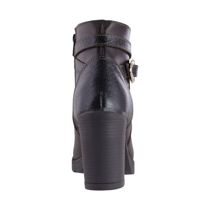 Bota Mediana Mujer 90209 Davina Piel Café