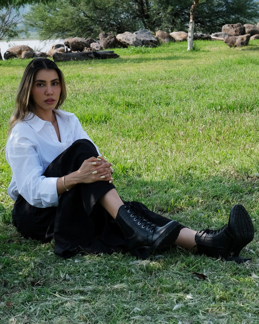 Botín Dama 90420 Davina Piel Negro