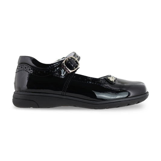 Zapato Escolar Niña 9114 Charol Negro