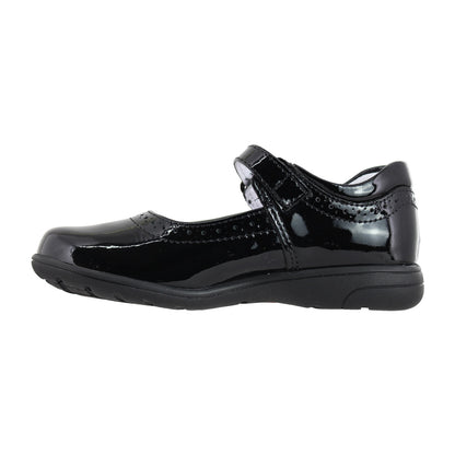 Zapato Escolar Niña 9114 Charol Negro