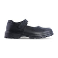 Zapato Escolar Niña 9130 Piel Negra Velcro