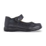 Zapato escolar niña 9131 piel café