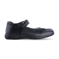 Zapato Escolar Niña 9134 Piel Negra Velcro