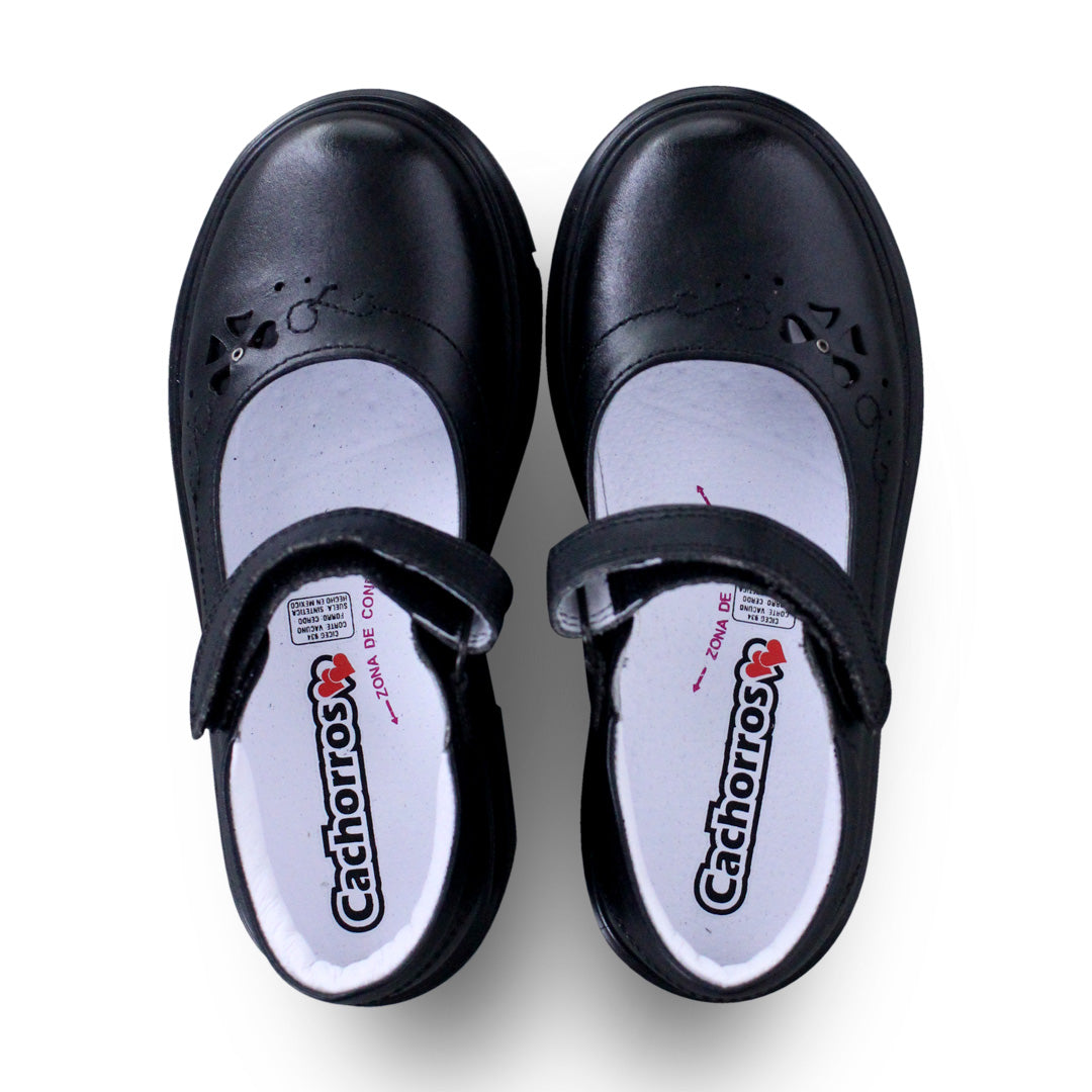 Zapato Escolar Niña 9173 Negro