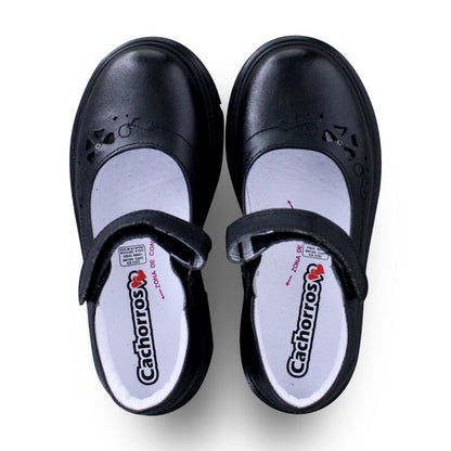 Zapato Escolar Niña 9173 Negro