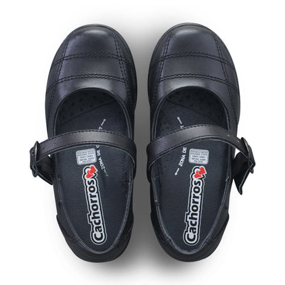 Zapato Escolar Niña 9240 Piel Negro