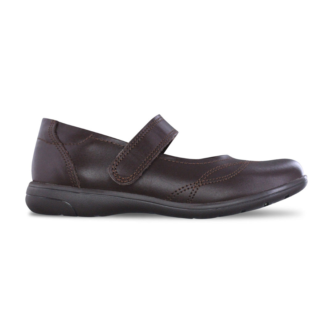 Zapato Escolar Niña 9252 Piel Café