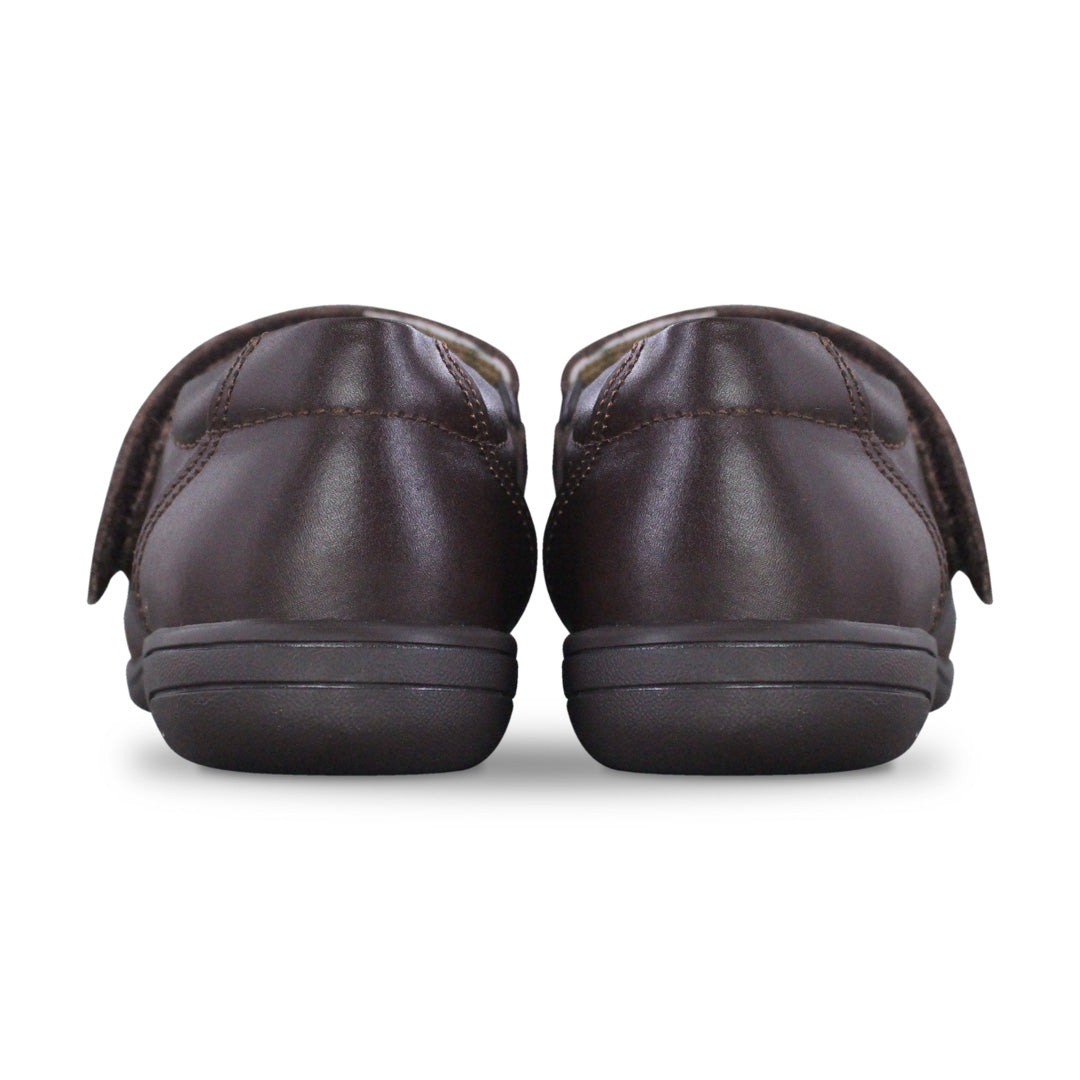 Zapato Escolar Niña 9252 Piel Café