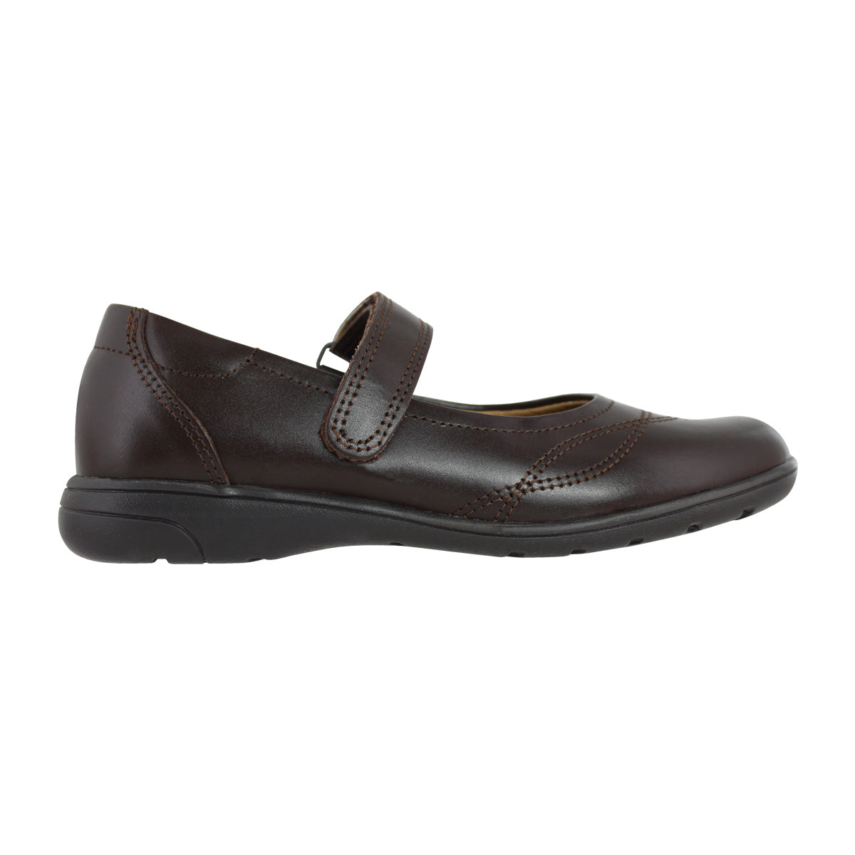 Zapato Escolar Niña 9252 Piel Café